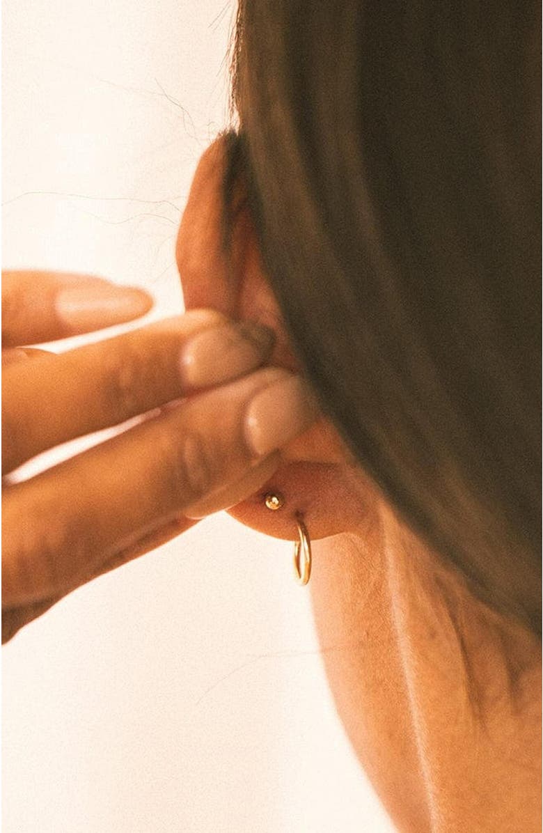 MADE BY MARY Live In Hoops Trio Set, Alternate, color, Silver