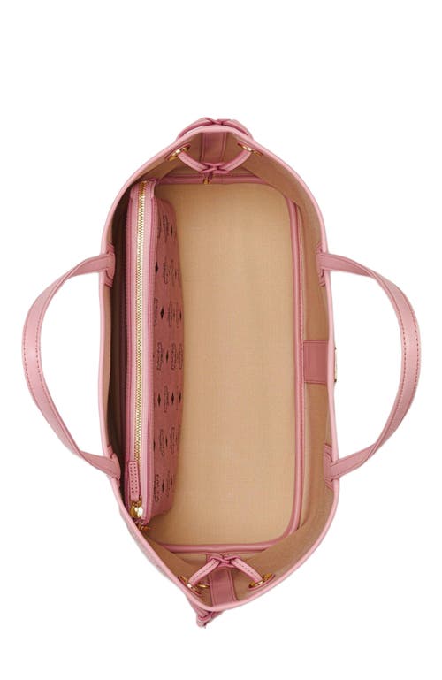 Mcm Medium Liz Shopper In Soft Pink