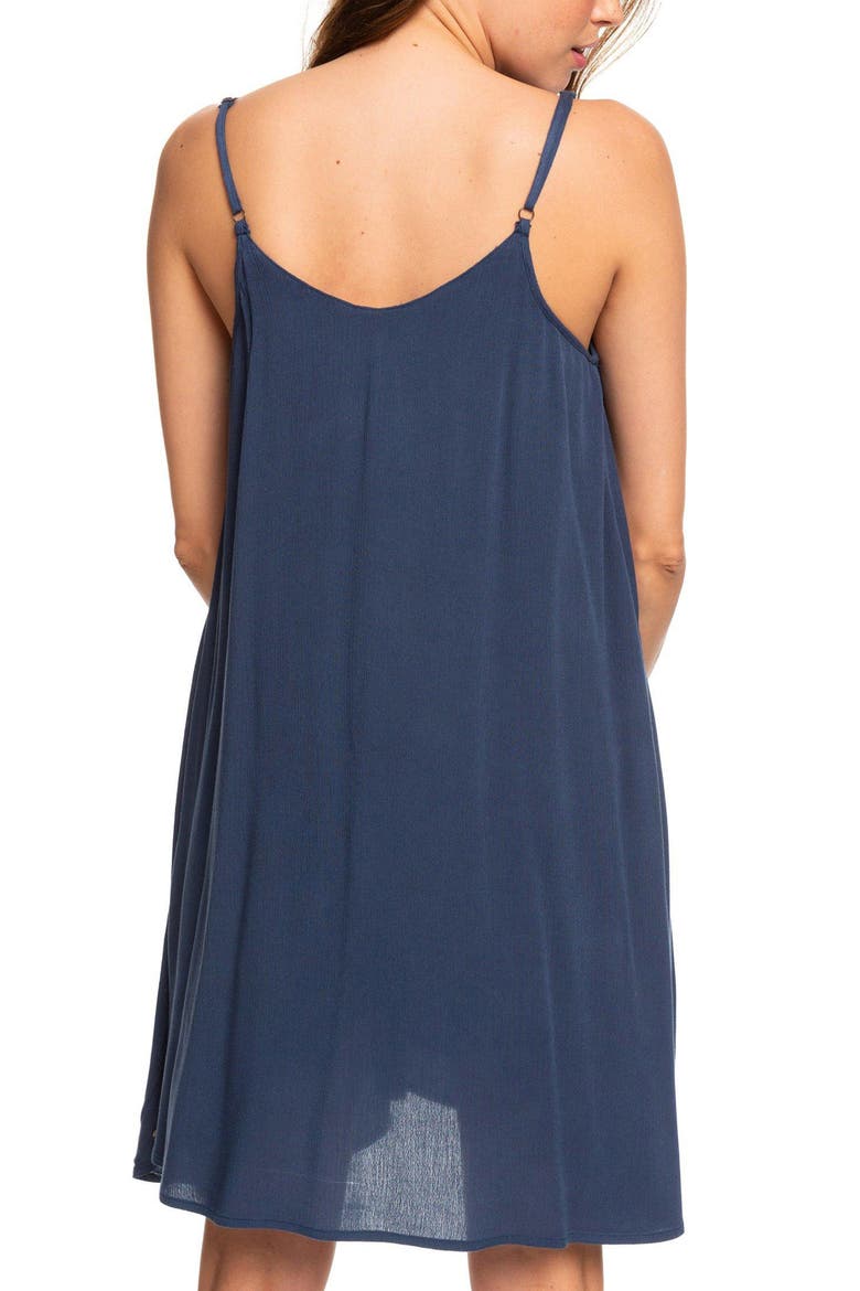 Full Bloom Swing Dress, Alternate, color, MOOD INDIGO