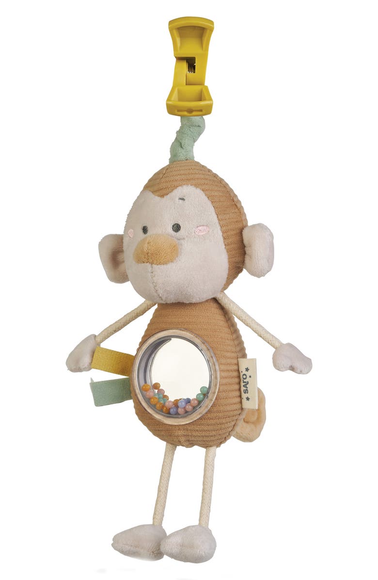 KALENCOM Jungle Party Mirror Rattle, Alternate, color, Monkey