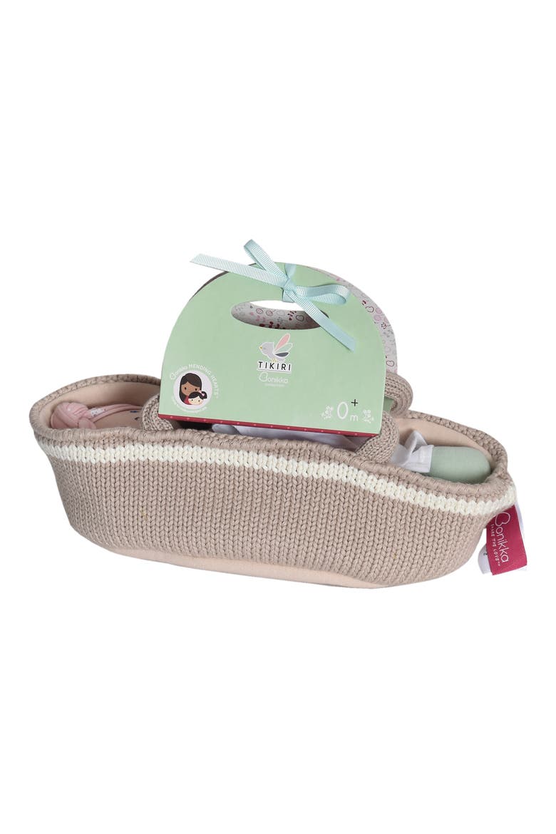 Bonnika Doll & Carry Cot, Alternate, color, GREEN