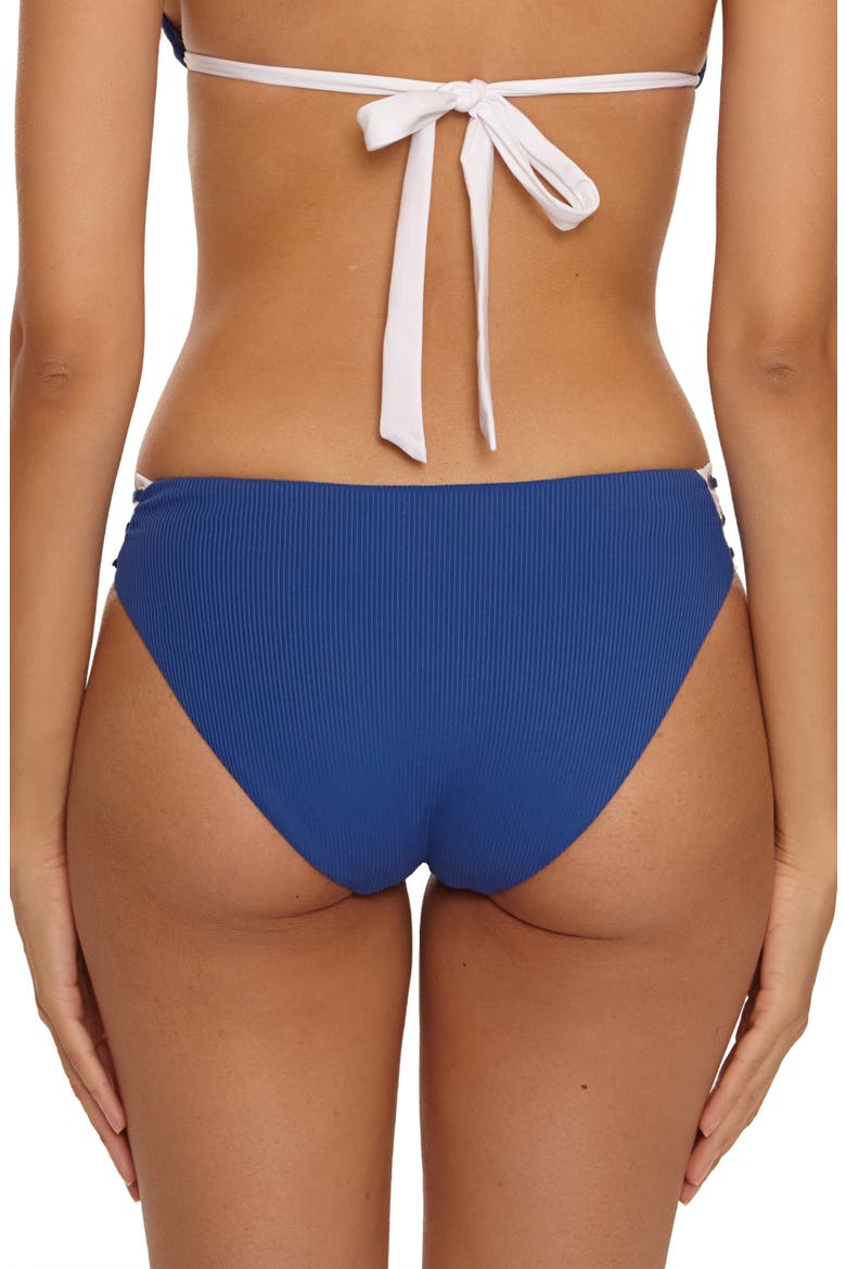 Yacht Club Hipster Bikini Bottoms, Alternate, color, NAVY