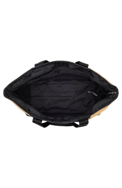LESPORTSAC LESPORTSAC RAFFIA EAST/WEST TOTE BAG