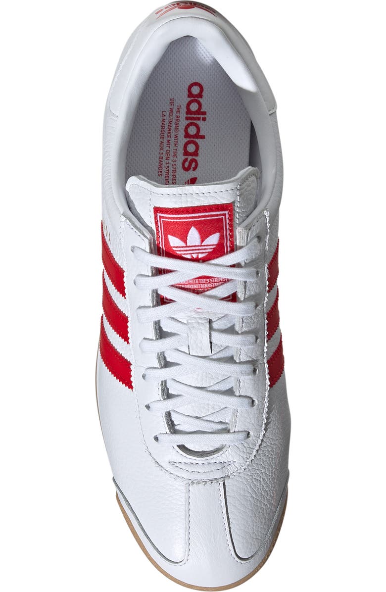 adidas Samoa Sneaker, Alternate, color, White/ Scarlet/ Gum3