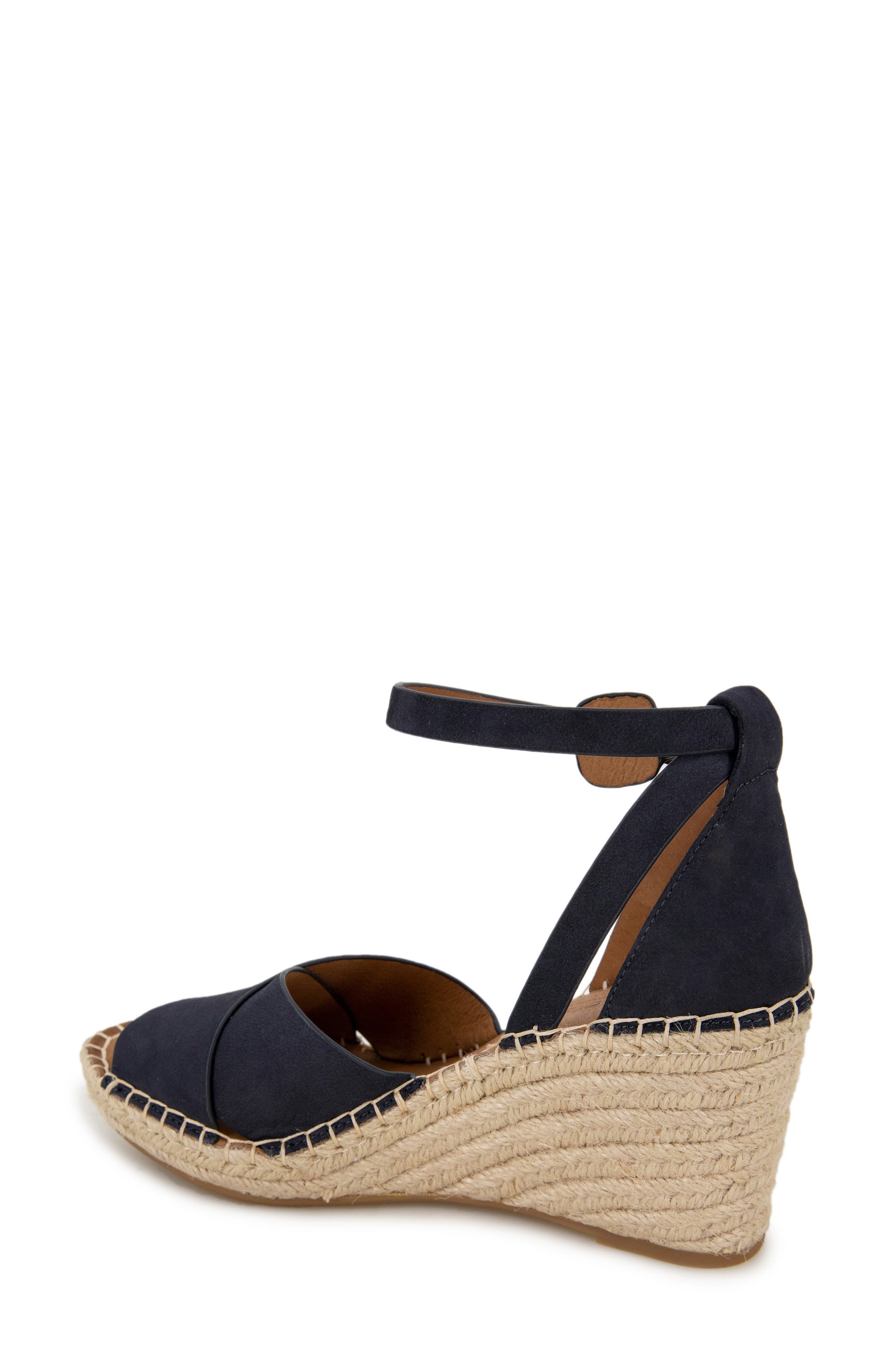 Charli X Wedge Sandal, Alternate, color, NAVY
