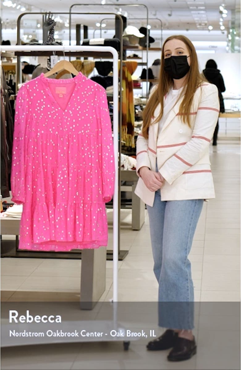 Sarita Long Sleeve Silk Dress, sales video thumbnail