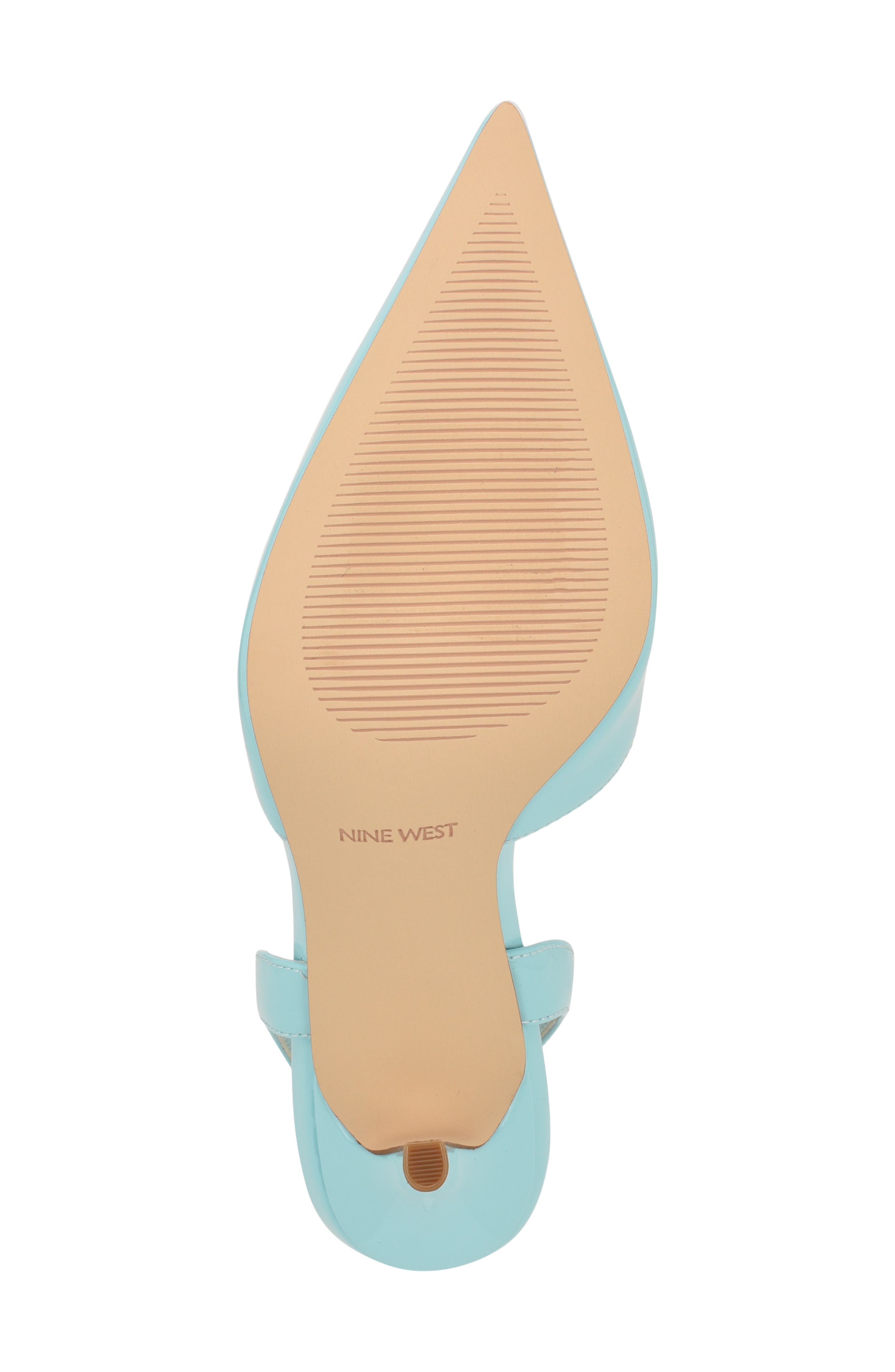 Grana Ankle Strap Pointed Toe Pump, Alternate, color, LIGHT BLUE