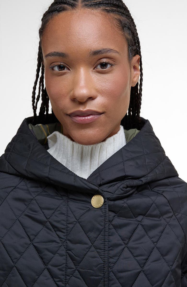 Barbour Hilary Longline Quilted Jacket, Alternate, color,