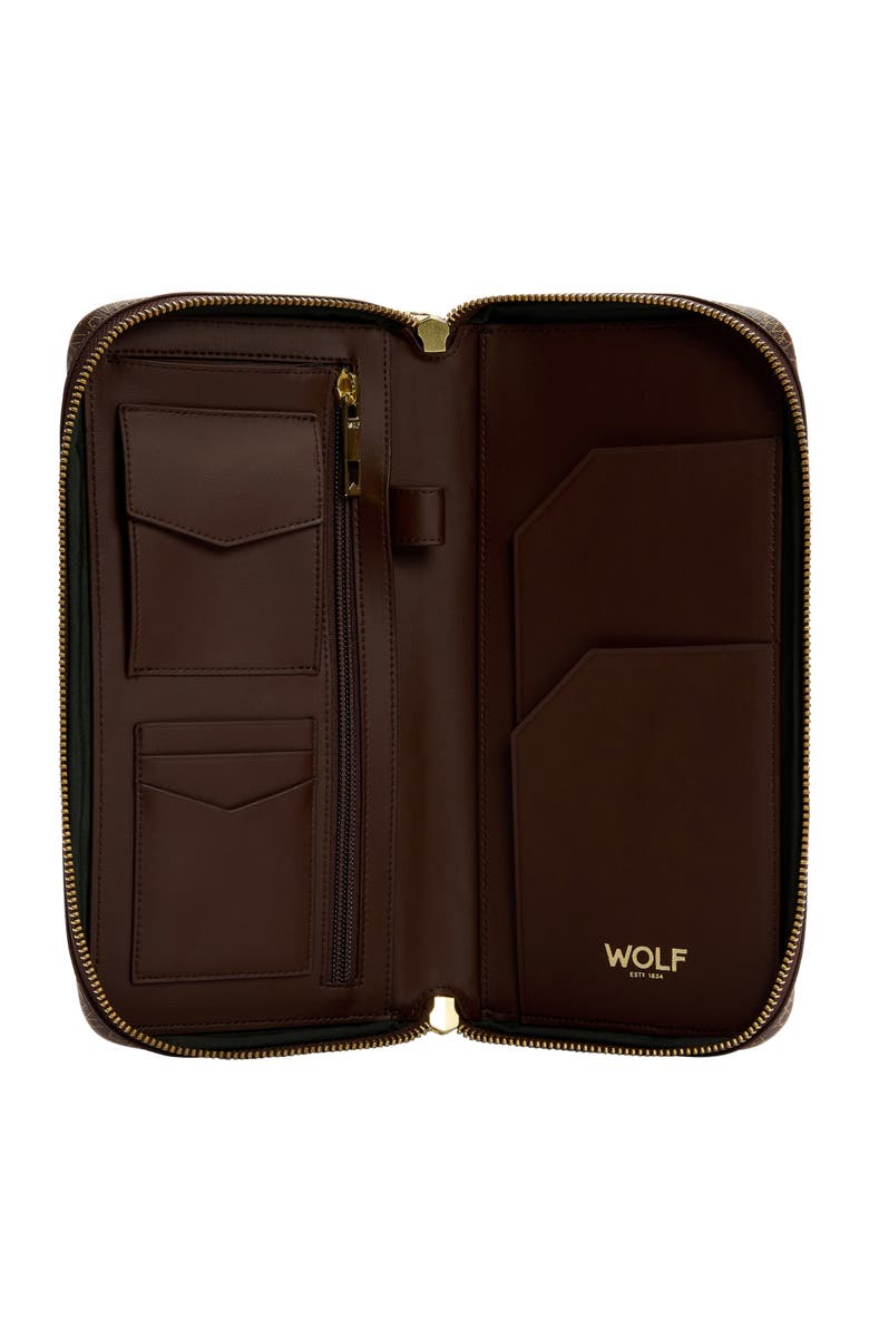 WOLF Signature Travel Case, Alternate, color, Brown