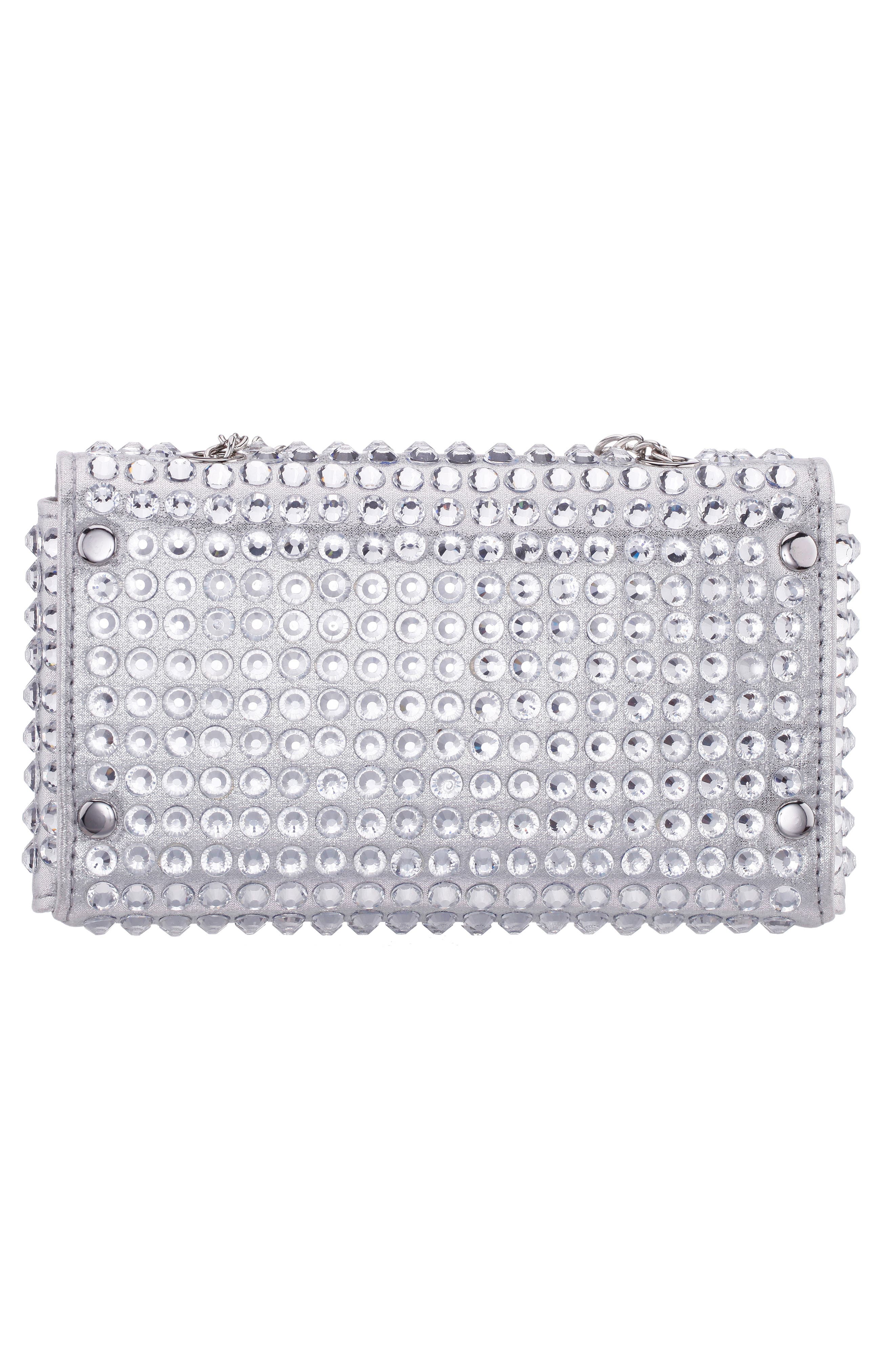 Bixby Clutch, Alternate, color, SILVER