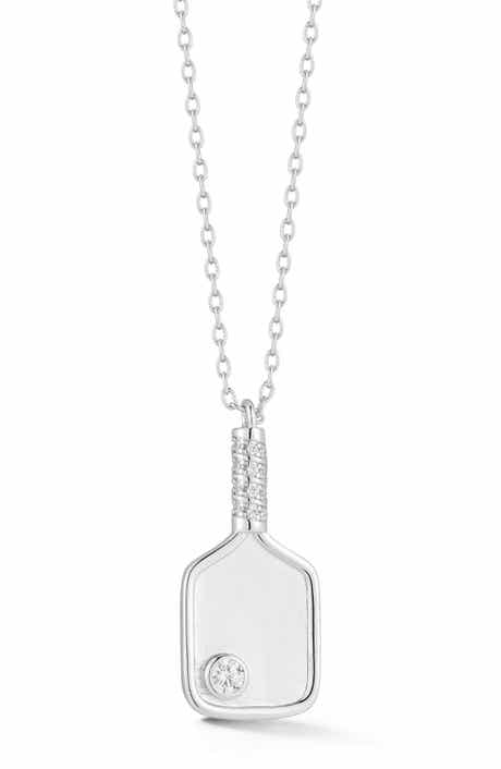 Pickleball Paddle Pendant Necklace