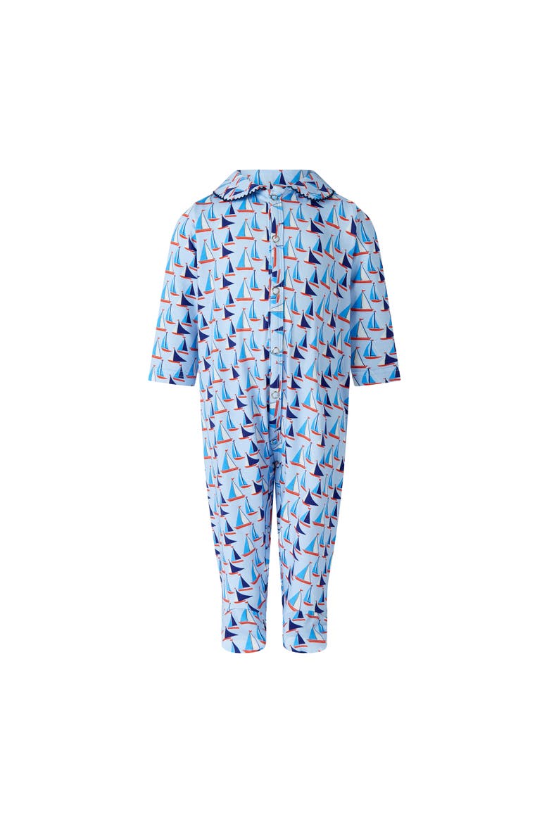 Sailboat Babygro, Main, color, Blue