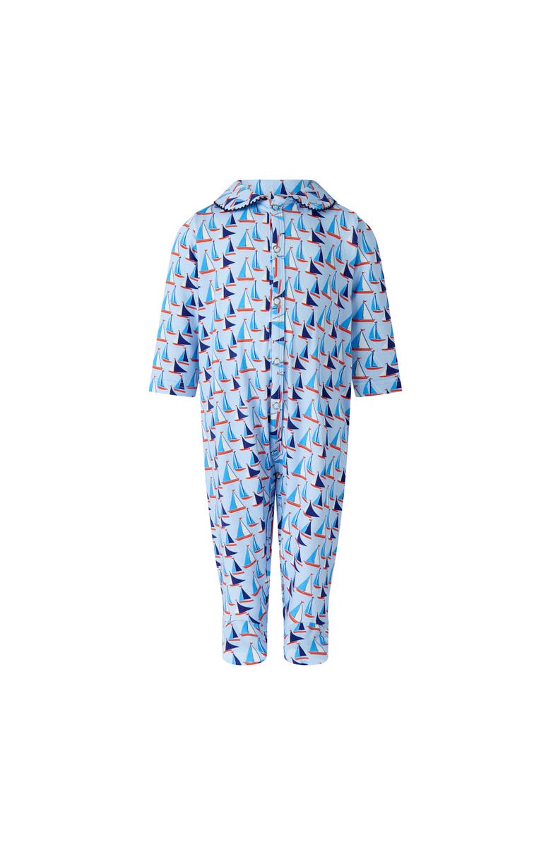 Rachel Riley Sailboat Babygro, Main, color, Blue