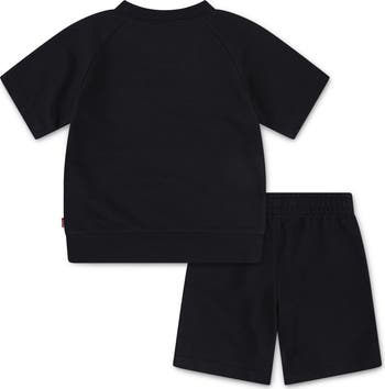 Kids' Coastal Prep Short Sleeve Sweatshirt & Shorts Set