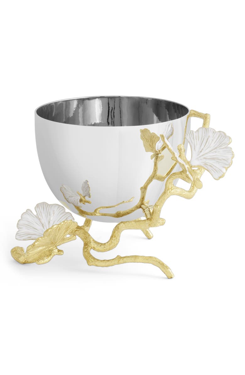Michael Aram Butterfly Ginkgo Nut Bowl, Alternate, color, Silver/ Gold