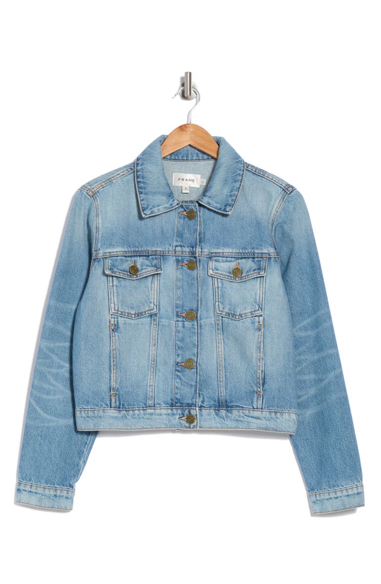 FRAME Shrunken Trucker Jacket, Alternate, color, 