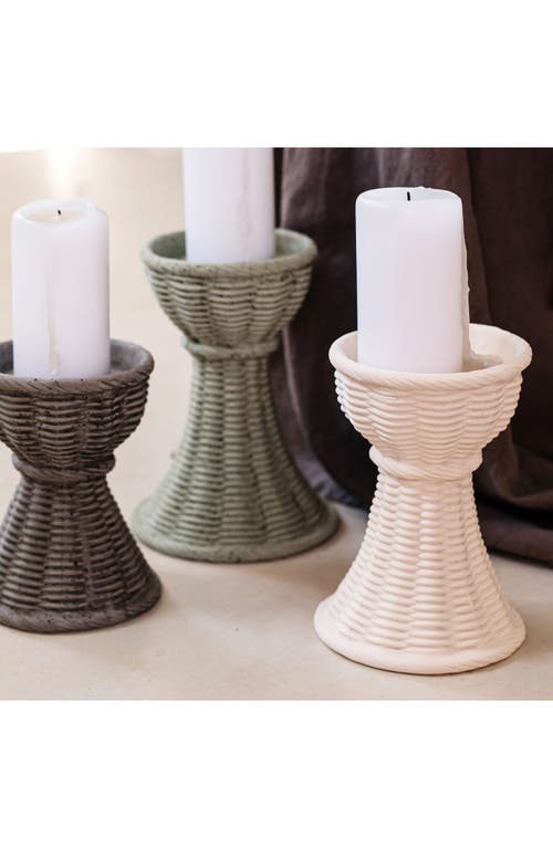 Vietri Casa Medium Candlestick In Natural