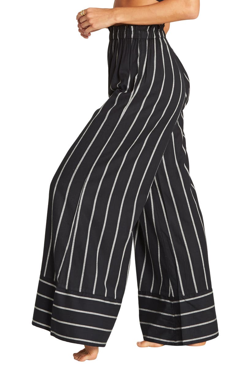 Billabong Flip Out Stripe Wide Leg Pants, Alternate, color, 
