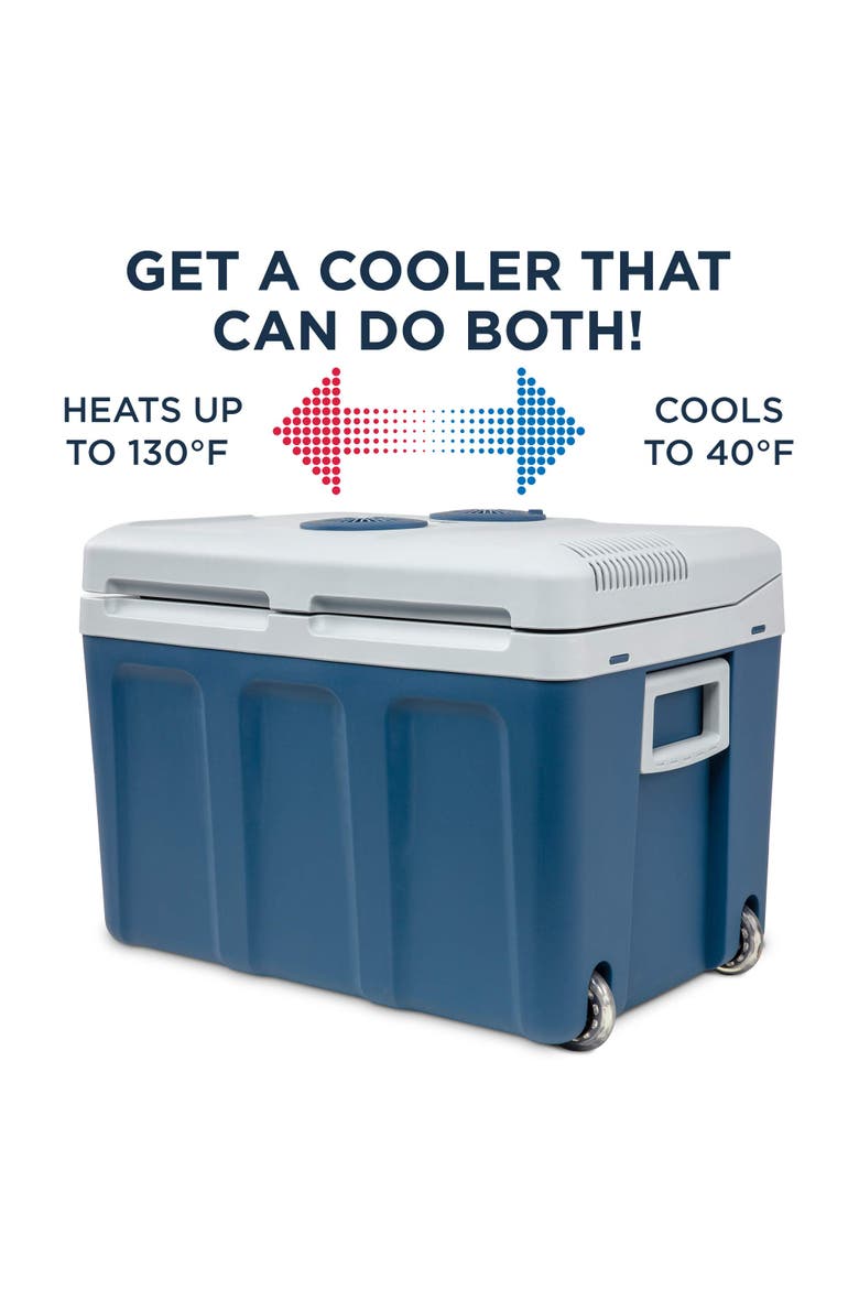 Electric Cooler & Warmer, Alternate, color, Blue