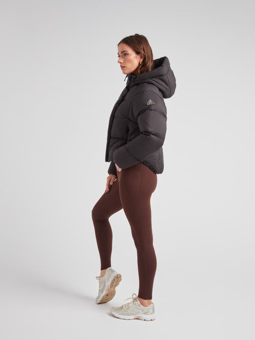 Jack1t Cloud Cropped Hooded Puffer Jacket In Black