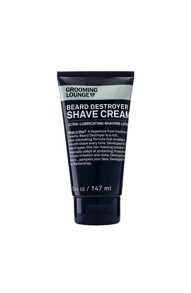 Grooming Lounge Beard Destroyer Shave Cream 5 oz, Alternate, color, NO COLOR