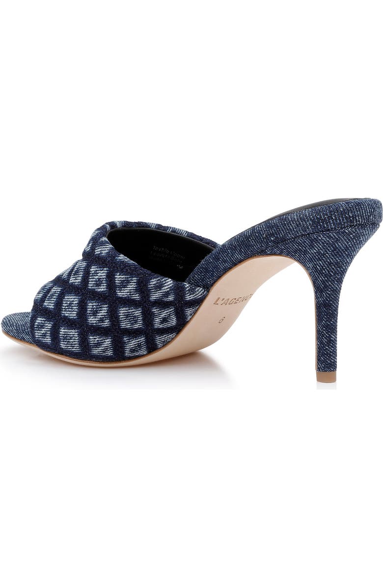 L'AGENCE Denise Slide Sandal, Alternate, color, Dark Denim