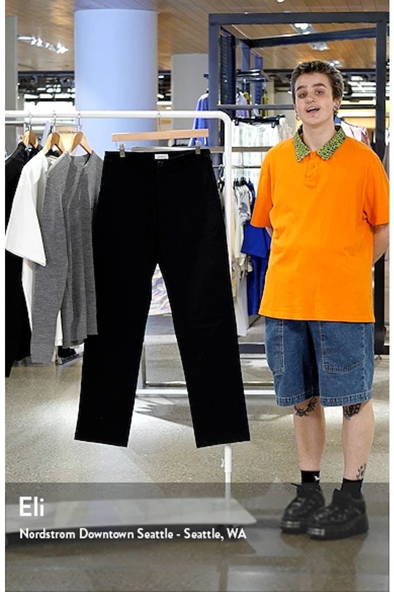 Ross Brushed Cotton Blend Pants video