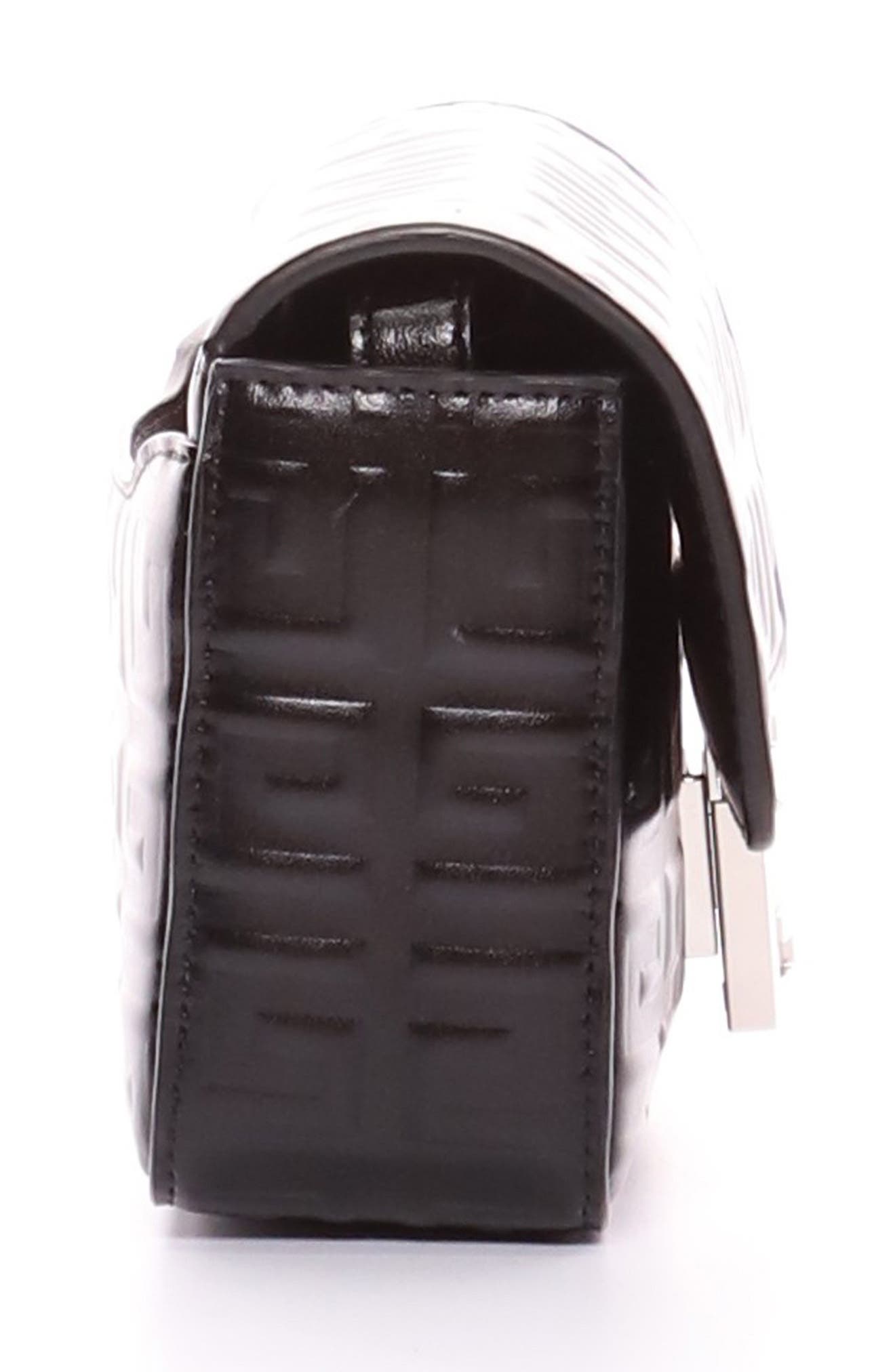 Givenchy Small 4G Embossed Leather Crossbody Bag, Alternate, color, 