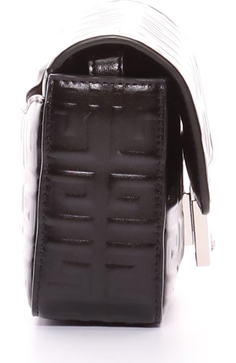 Givenchy Small 4G Embossed Leather Crossbody Bag, Alternate, color,