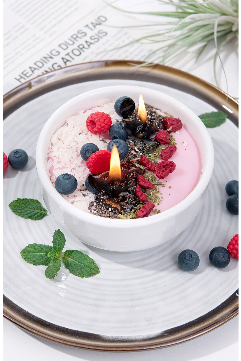 Acai Bowl Candle, Alternate, color, Pink
