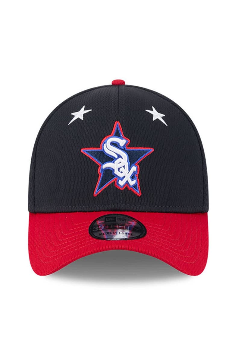 New Era Men's New Era Navy/Red  Chicago White Sox 2025 MLB All-Star Game Workout 39THIRTY Flex Hat, Alternate, color, Navy
