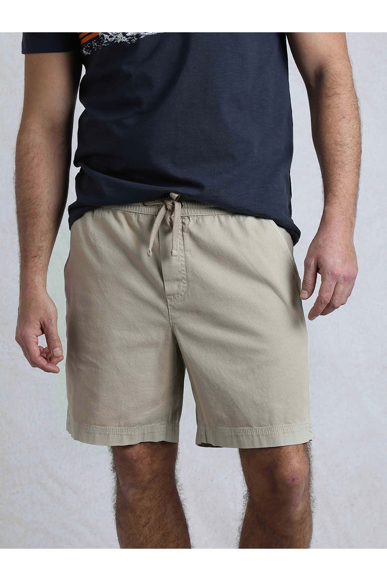 Weston Relaxed Canvas Shorts, Alternate, color, Flint Stone