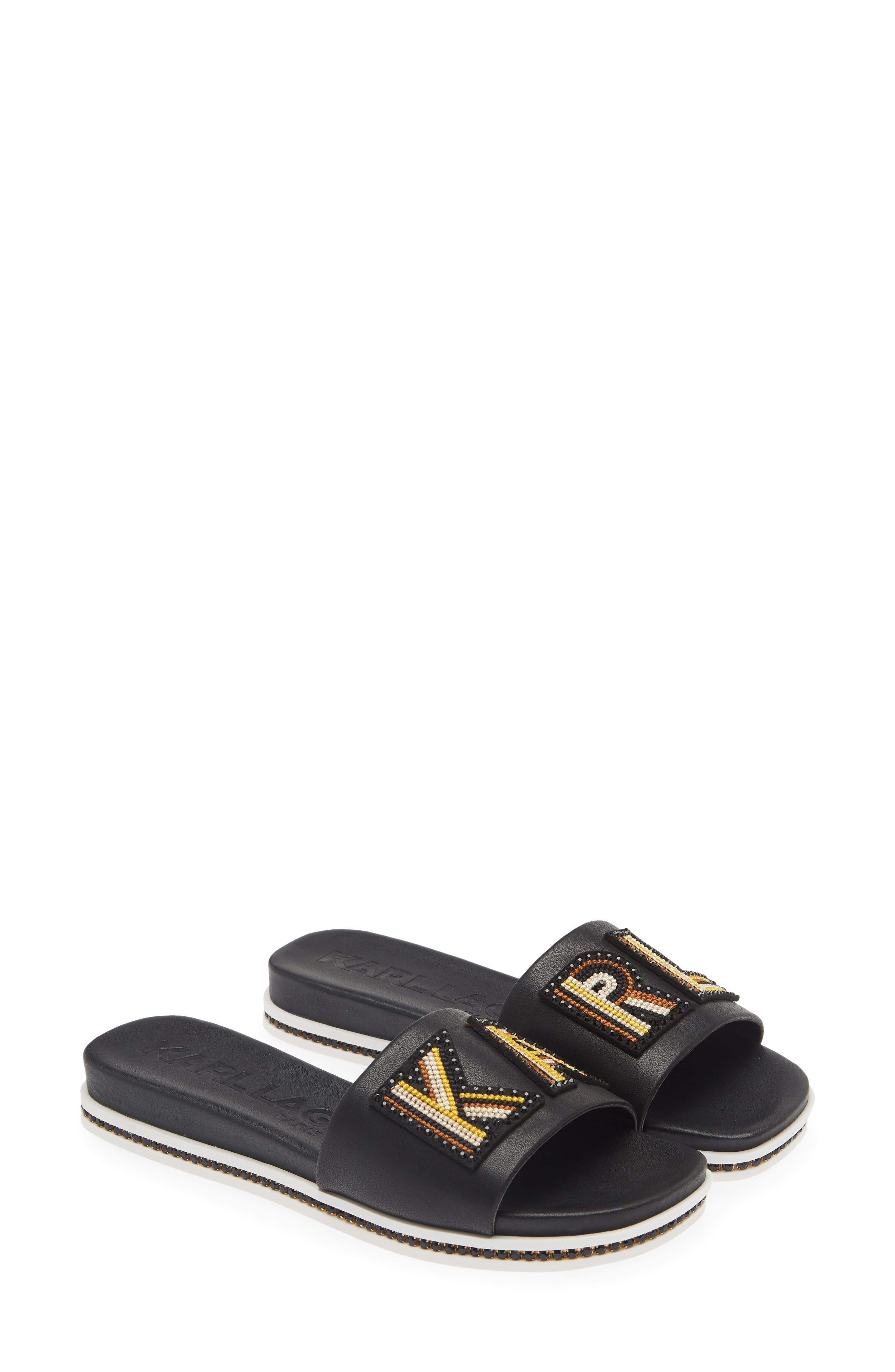 KARL LAGERFELD PARIS Jeslyn Slide Sandal, Main, color, 