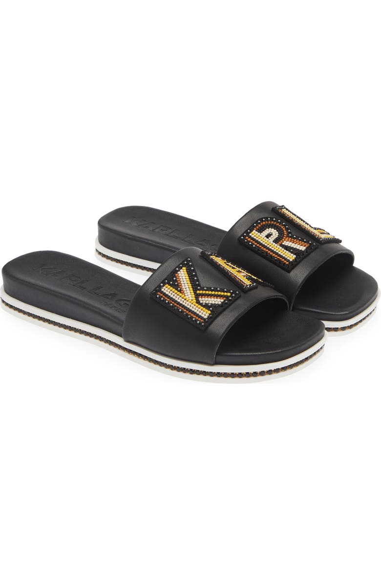 KARL LAGERFELD PARIS Jeslyn Slide Sandal, Main, color,