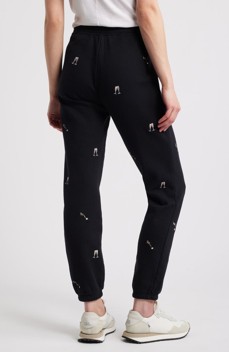Rails Kingston Champagne Embroidery Cotton Joggers, Alternate, color, 