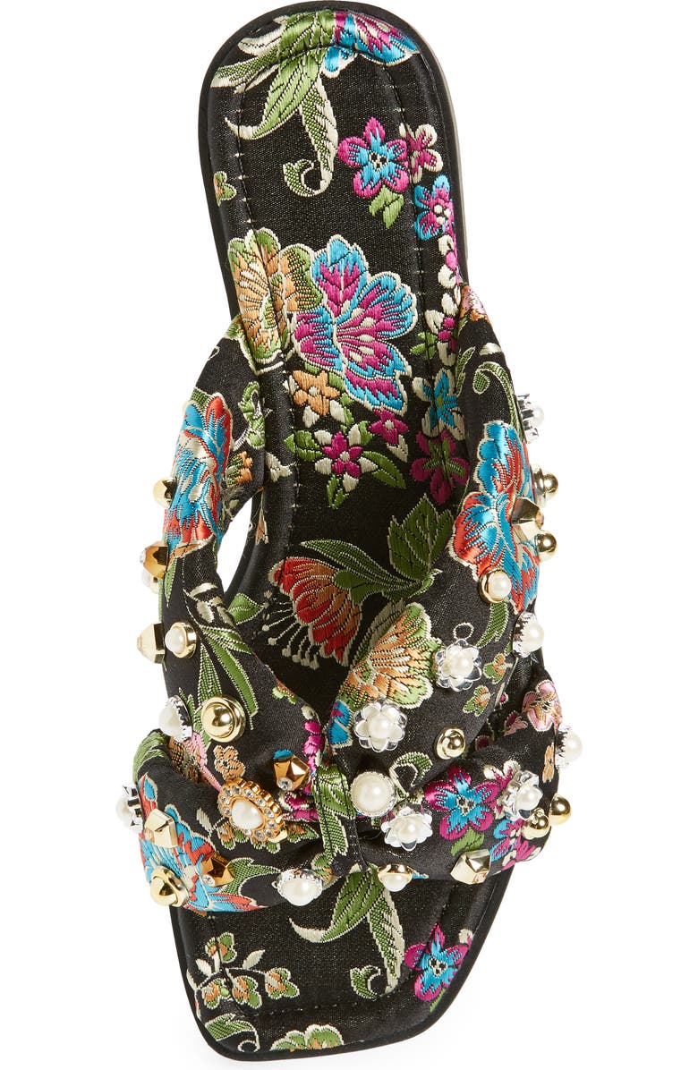 AZALEA WANG Ramsey Embellished Sandal, Alternate, color,