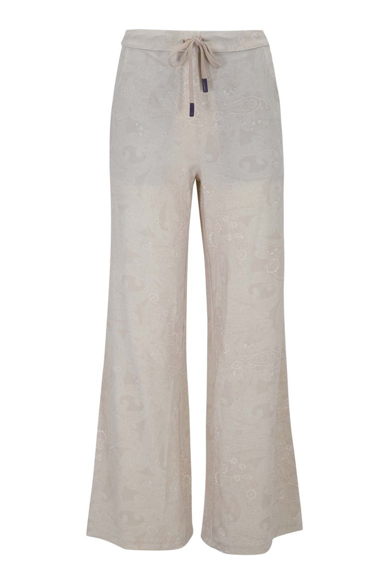 Paisley Explosion Womens Wide-leg Pant, Alternate, color, PAISLEY EXPLOSION IVORY