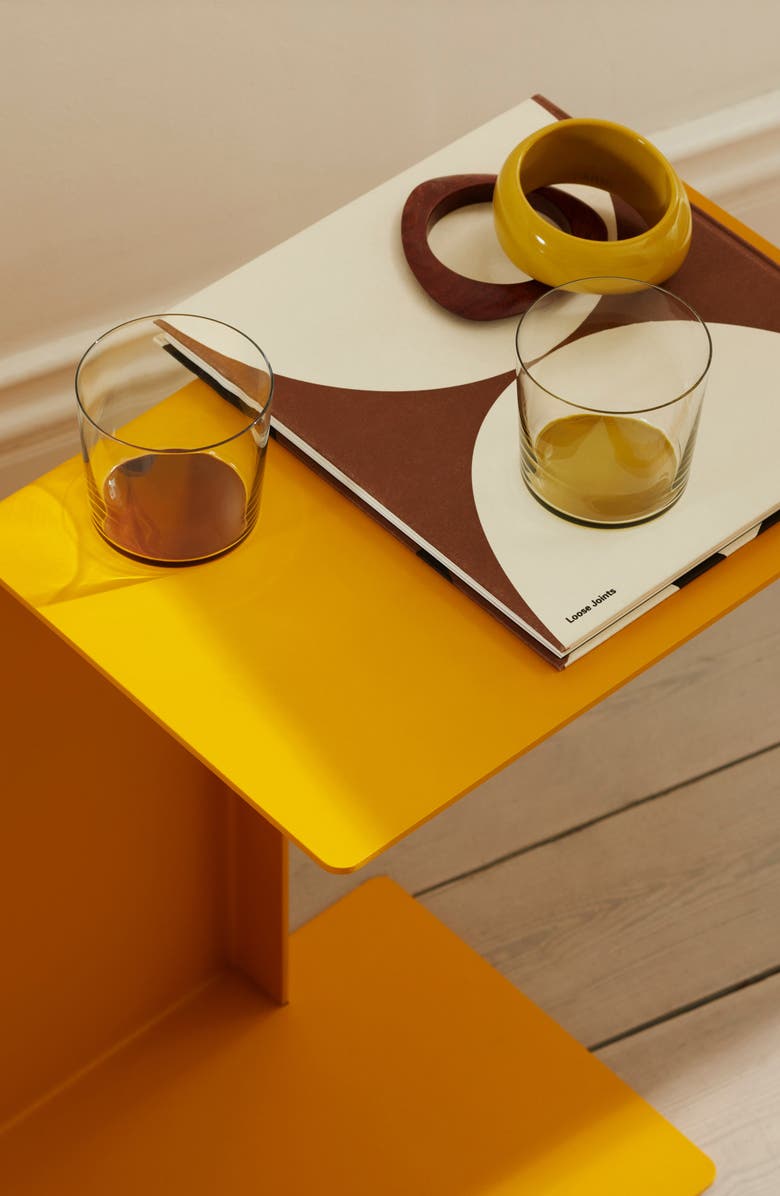 LSA Coro Set of 4 Assorted Tumbler Glasses, Alternate, color, Green