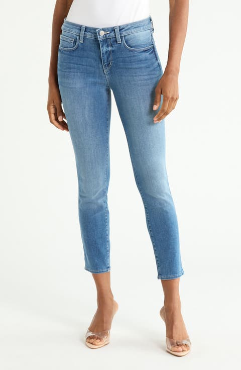 Frankie Low Rise Crop Skinny Jeans