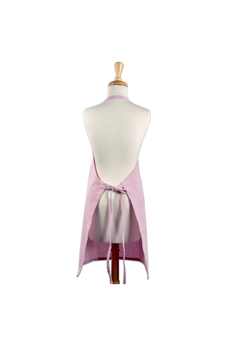 Chambray Chef Apron Rose, Alternate, color, Pink