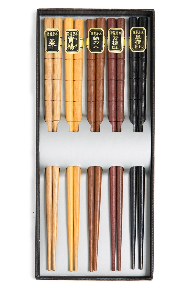 BergHOFF Wooden Chopsticks - Set of 5, Main, color, 