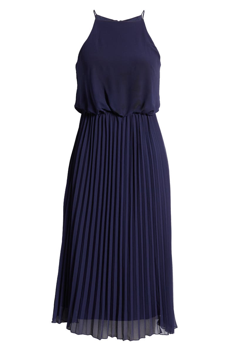 Sam Edelman Sleeveless Pleated Midi Dress, Alternate, color, 