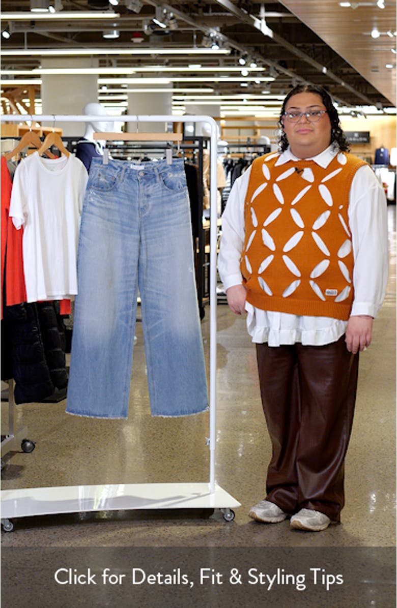 Lowell High Waist Superwide Leg Jeans, sales video thumbnail