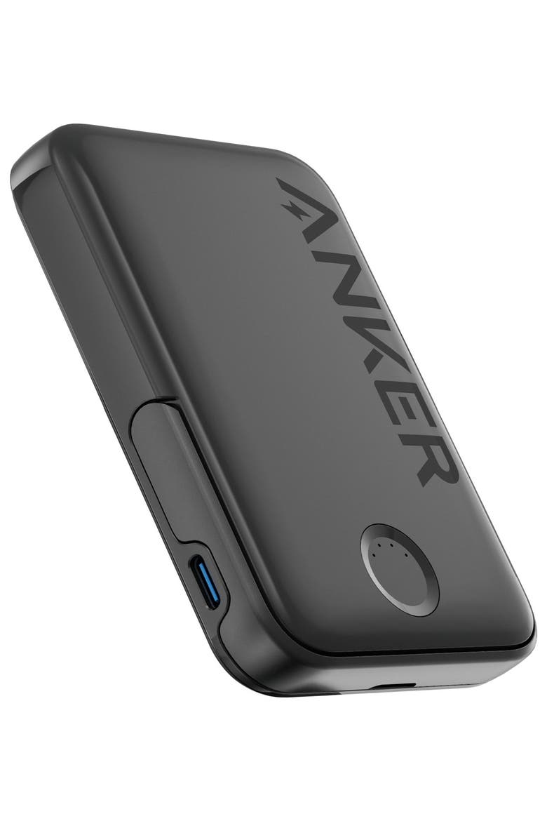 MagGo Wireless Power Bank 5,000 mAh, Main, color, Black