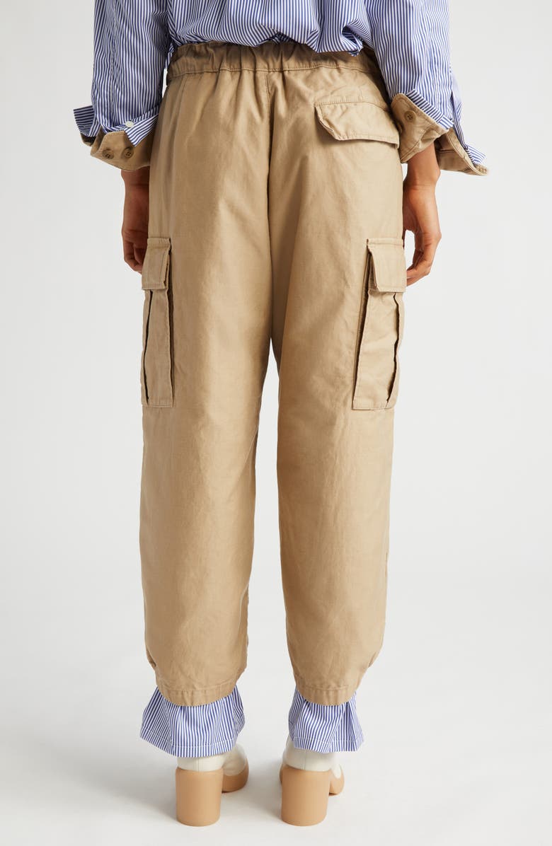 Undercover Stripe Cuff Cargo Pants, Alternate, color, 