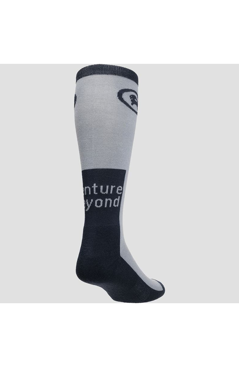 Backcountry Venture Beyond Merino Blend Ski Sock, Alternate, color, Midnight Blue/Tradewinds