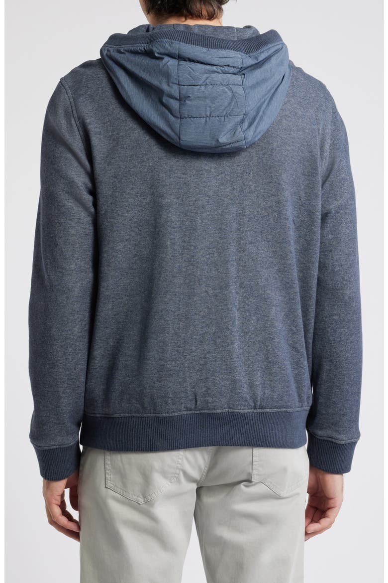 Cowandame Mixed Media Quilted Jacket, Alternate, color, NAVY