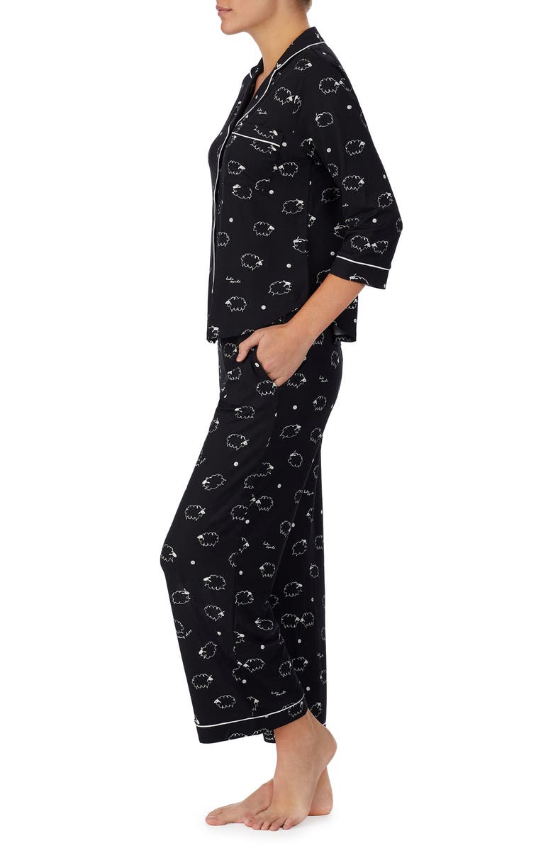 Kate Spade New York print pajamas, Alternate, color, 
