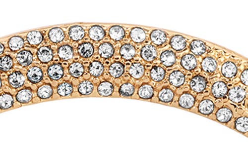 Ettika Single Crescent Crystal Barrette In Gold