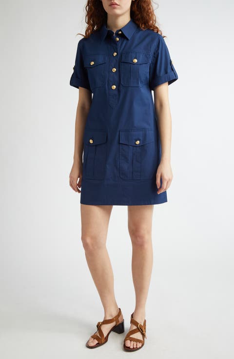 Lucca Stretch Cotton Minidress
